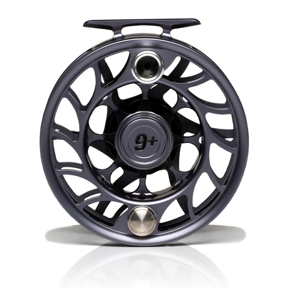 Hatch Iconic Fly Reel – 9 Plus in Grey and Black